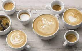 Different coffee varieties and types that can stain carpets