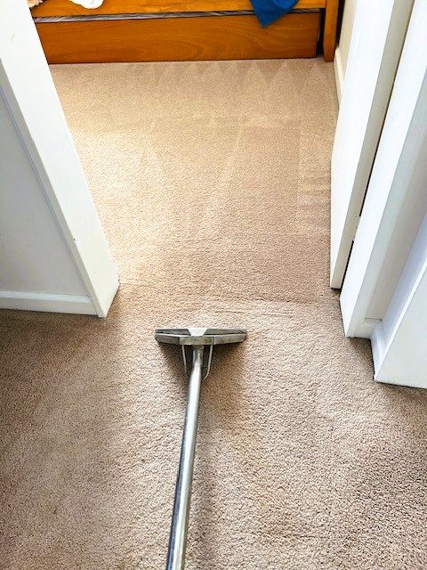 Bedroom carpet entance contrast carpet steam cleaning Avoca Beach